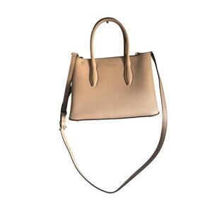 Kate Spade New York Eva Small Top Handle Crossbody Bag Blush Pebbled Leather